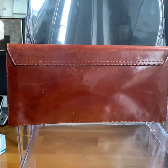 Vintage leather clutch Made in Italy - Picture 3 of 14